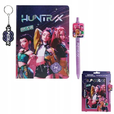 Productafbeelding van K-Pop Demon Hunters Notitieboek Cadeauset Huntr/x