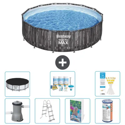 Immagine prodotto di Bestway Steel Pro MAX rotonda - 427 x 107 cm - 8 pezzi S556