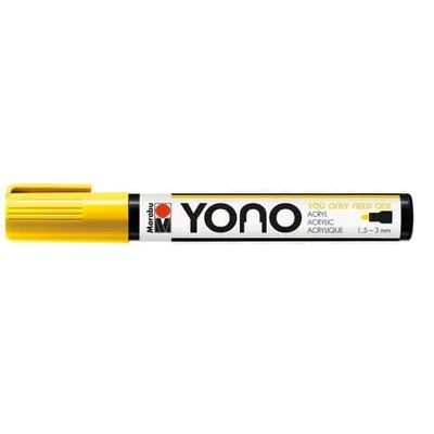 Produktbild von Marabu YONO, Gelb, Mehrfarbig, 1 Farben, 1,5 mm, 3 mm, Kanvas, Stoff, Glas, Metall, Kunststoff, Stein, Holz