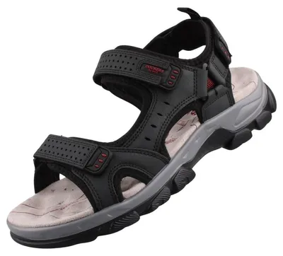 Produktbild von Dockers Tieffußbett Sandaletten in schwarz, Gr. 42