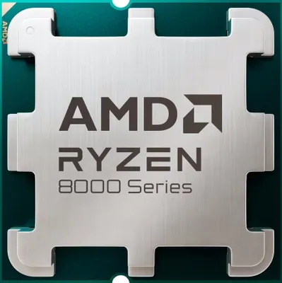 Productafbeelding van AMD AM5 Ryzen 5 8400F, tray-versie, 4,7 GHz, maximaal 6 cores, 12 threads, 22 MB cache, 65W