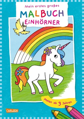 Produktbild von Ausmalbilder für Kita-Kinder: Mein erstes großes Malbuch: Einhörner