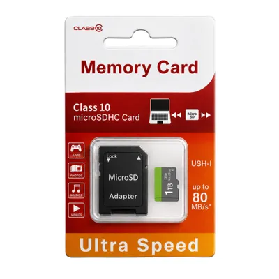 Produktbild von Micro SD Speicherkarte Elite 1TB Handy Video Kamera Gaming Flash-Speicher inklusive SD Karten Adapter
