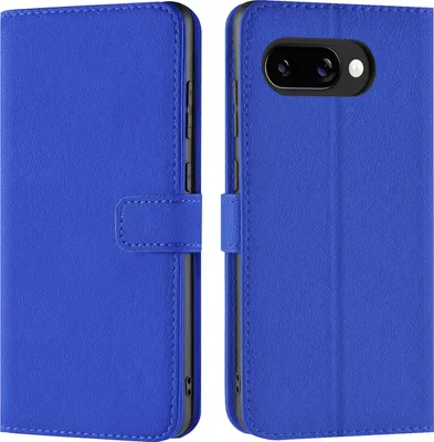 Produktbild von Conie Klapp Tasche für Google Pixel 9a Kartenfach Rundumschutz Hülle in Blau