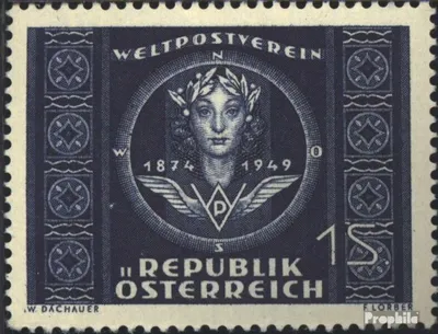 Produktbild von Briefmarken Österreich 1949 Mi 945 gestempelt Weltpostverein