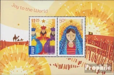 Produktbild von Briefmarken Australien 2009 Mi Block92 (kompl.Ausg.) postfrisch Weihnachten