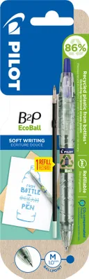 Image de Stylo à bille PILOT B2P Ecoball 2014703BM 1mm bl +Mine