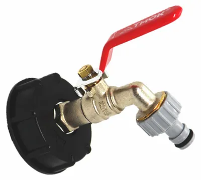 Zdjęcie produktu dla Adapter do zbiorników IBC 1/2'' Przyłącze wylewowe Kran zaworowy Przyłącza do węża ogrodowego