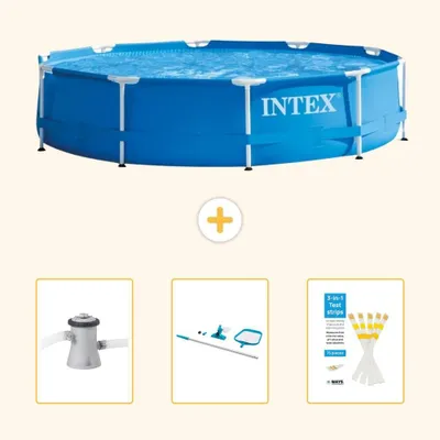 Produktbild von Frame Pool Rund - 305x76 cm - 4-teilig SCB82