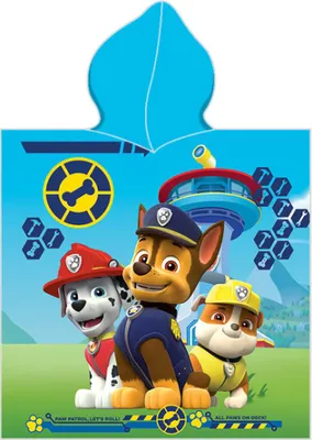Obrázek produktu pro Koupací pončo Paw Patrol - Rychleschnoucí osuška pro děti
