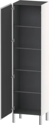 Produktbild von Duravit Hochschrank L-Cube 50x36,3x176cm, Tür links, weiß Hochglanz