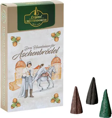Zdjęcie produktu dla Ekspozytor świec kadzidkowych Trzy orzechy dla Kopciuszka ® Standardowy rozmiar z 3 różnymi zapachami świątecznymi, sortowane BxHxT 6,5x10,5x2cm NOWOŚĆ