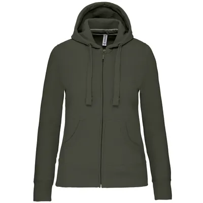 Produktbild von Kariban DAMEN KAPUZENSHIRT mit Reißververschluss