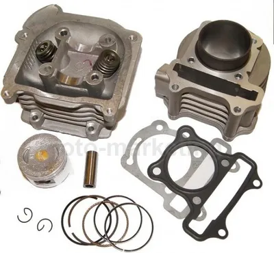 Produktbild von Neuer 80 CCM Sport Racing Zylinder KIT Kopf KOMPLETT für BAOTIAN BT49QT-7 TUNUNG Zylinderkit