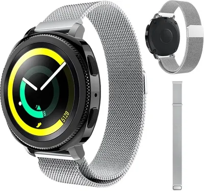 Produktbild von Strap-it Samsung Gear Sport Milanese Band (Silber)