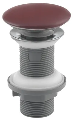 Produktbild von Ablaufgarnitur 5/4“ klick-klack, Keramik Deckel, H.20-70mm, Maroon red