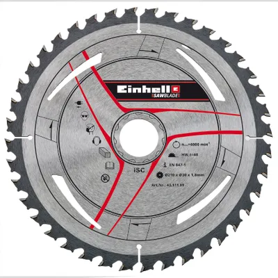 Produktbild von Einhell Stat. Sägen-Zubehör HM-Dünnschnittblatt 210x30 40Z