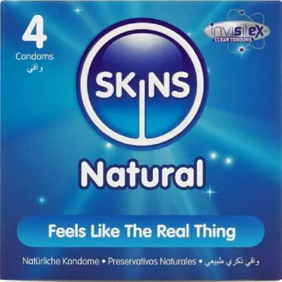 Immagine prodotto di Skins - Preservativi Naturali Premium Confezione Da 4