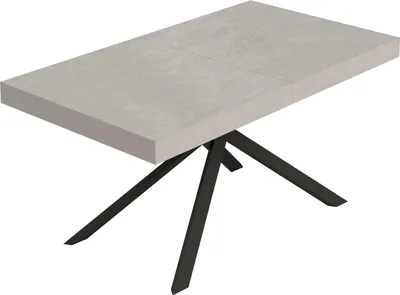 Obrázek produktu pro Rozkládací stůl 160/420x90 cm Niket cashmere antracitové nohy