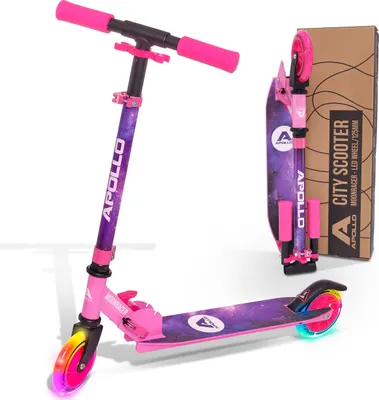 Produktbild von Apollo 125mm klappbarer City Scooter Moonracer - stars