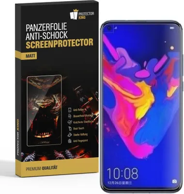 Produktbild von 2x Panzerfolie für Huawei Nova 4 ANTI-SCHOCK Displayschutzfolie ANTI.REFLEX MATT