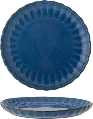 Produktbild von Bloomingville Kuchenteller LATINA Dunkelblau 20 cm Keramik Teller