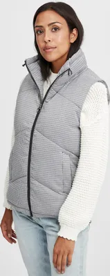 Produktbild von OXMO OXNennja Damen Weste Steppweste Outdoor Weste mit Stehkragen
