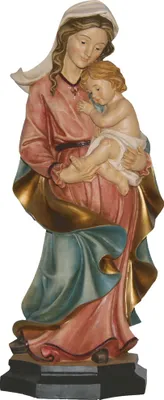 Produktbild von Heiligenfigur Madonna 42 cm handbemalt Polyresin Deko Figur