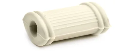 Produktbild von Fußschaltgummi elfenbein / beige quer gerippt für Simson Vogelserie Schwalbe Star Sperber