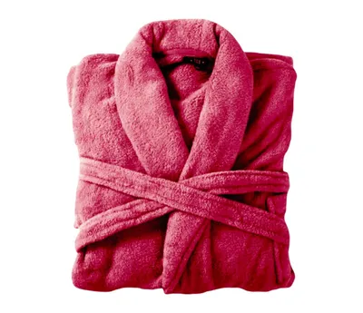 pinke Bademantel