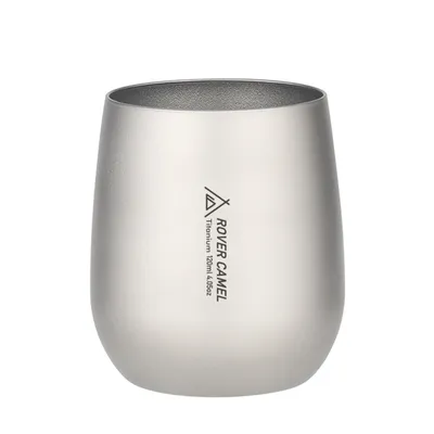 Obrázek produktu pro šálek na vodu, titanový šálek na vodu, titanový šálek na čaj, titanový šálek na kávu, titanový dvoustěnný šálek na čaj, izolovaný šálek na vodu, titanový šálek na vodu na kempování, titanový šálek, šálek na čaj na batoh