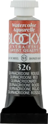 Produktbild von Blockx 3x Aquarellfarbe, Quinacridonrot - Tube 5ml - Quinacridon Rot 43326BXC