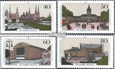 Produktbild von Briefmarken Berlin (West) 1987 Mi 772-775 (kompl.Ausg.) FDC 750 J. Berlin