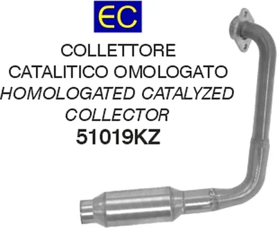 Immagine prodotto di Collettore di scarico catalitico ARROW omologato per Yamaha
