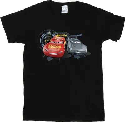 Produktbild von Disney - "Cars Lightning Vs Storm" T-Shirt für Damen BI13924 (S) (Schwarz)