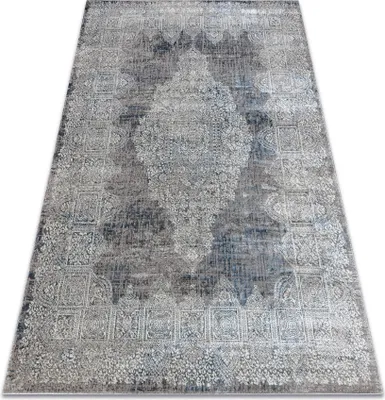Produktbild von BLISS Z214AZ221 Teppich creme / blau – Rosette, modern, strukturell Blau 160x220 cm