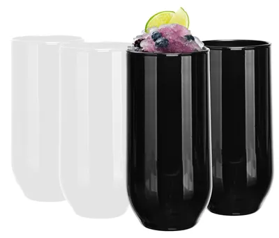 4er-Set Longdrinkgläser 430 ml, spülmaschinengeeignet, Glas