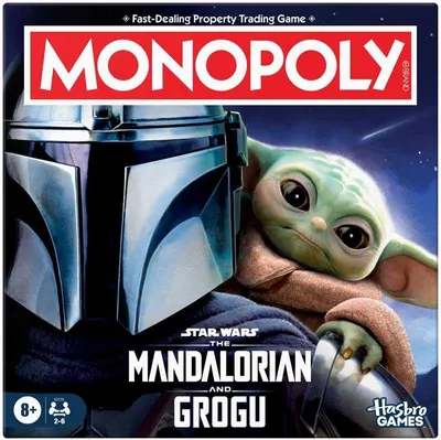 Produktbild von Hasbro Monopoly Star Wars Mandalorian und Grogu Brettspiel - Spielzeug