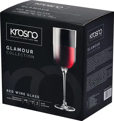 Obrázok produktu pre Krosno – sada 6 pohárov na biele víno GLAMOUR 350 ml – sada pohárov Krosno