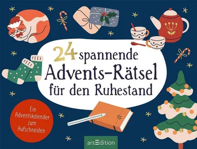 Produktbild von VERLAG: ARS EDITION 24 spannende Advents-Rätsel für den Ruhestand