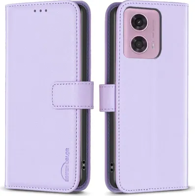 Produktbild von Motorola Moto G04(s) / G24 / E14 Hülle - BINFEN Klapphülle - Lavendel