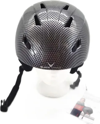 Produktbild von Black Crevice Skihelm Freeride Schwarz Carbon Gr. 59bis60cm Kitzbühel BCR143764