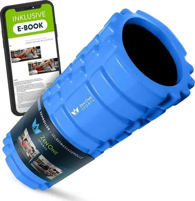 Produktbild von Famanu Faszienrolle Premium für Triggerpointmassage - Blau