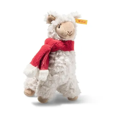 Produktbild von Steiff Kuscheltier Lama Leandro Weihnachten Weiß (19 cm)