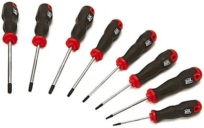 Image de Jeu de tournevis Torx professionnels comprenant 8 pièces, sans fente et robustes