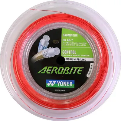 Produktbild von Yonex Aerobite 10.5 M Badminton Einzelsaite Rot 0.67 mm / 0.61 mm Rot 0.67 mm / 0.61 mm