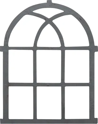 Produktbild von Fenster grau Stallfenster Eisenfenster Scheunenfenster Eisen 72cm Antik-Stil(f2)