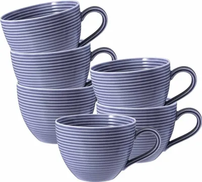 Produktbild von Seltmann Weiden Beat Fliederblau Kaffeeobertasse 0,26 l 6er Set