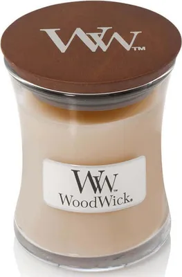 Produktbild von White Honey - Woodwick - kleine Duftkerze mit Holzdocht