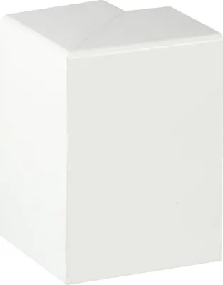 Produktbild von Neuhofer Außeneck für Rohrabdeckleiste 91 x 42 mm weiß